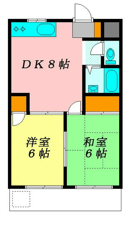 ドミール錦 2階階 間取り
