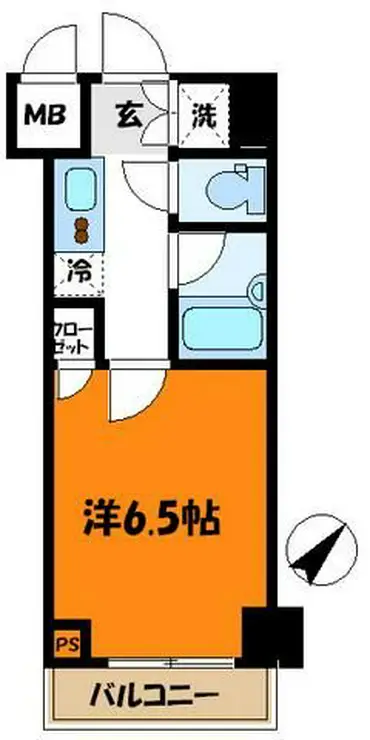 ルーブル溝の口参番館 2階階 間取り