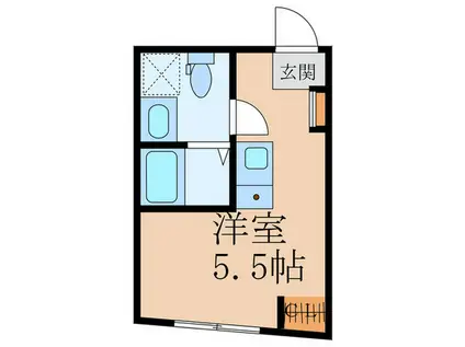 HJ PLACE MEGURO(ワンルーム/1階)の間取り写真