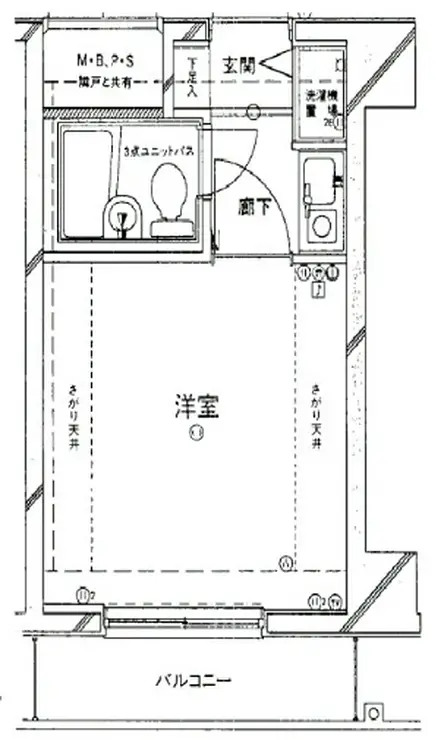 クリオ新子安参番館 5階階 間取り
