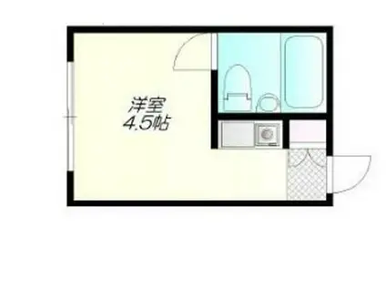 フジパレス(ワンルーム/2階)の間取り写真