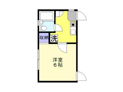 D-RESIDENCE阿佐ヶ谷(1K/2階)の間取り写真