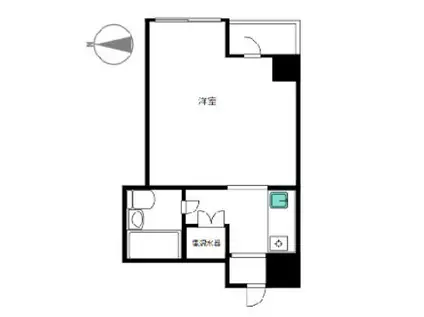 ペガサスマンション本郷(1K/3階)の間取り写真