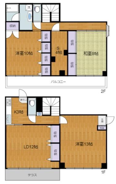 西大久保イレブン(3SLDK/1階)の間取り写真