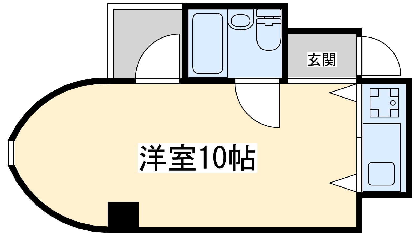 プレアール北梅田(ワンルーム/4階)の間取り写真