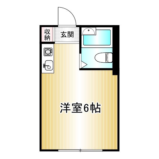 エトワール赤堤(ワンルーム/2階)の間取り写真