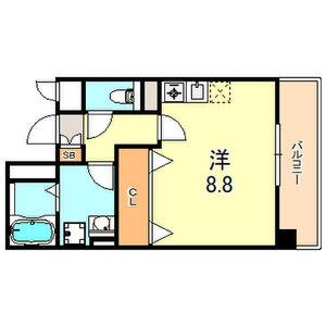 ビーフォレスト姫路イースト(1K/7階)の間取り写真