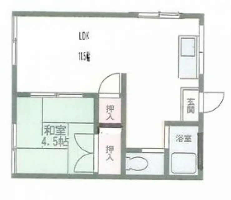 菅生ハイム 2階階 間取り