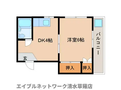 コーポラスMI(1DK/2階)の間取り写真