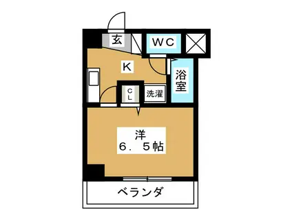〇 VERONA TAMAGAWA(1K/2階)の間取り写真