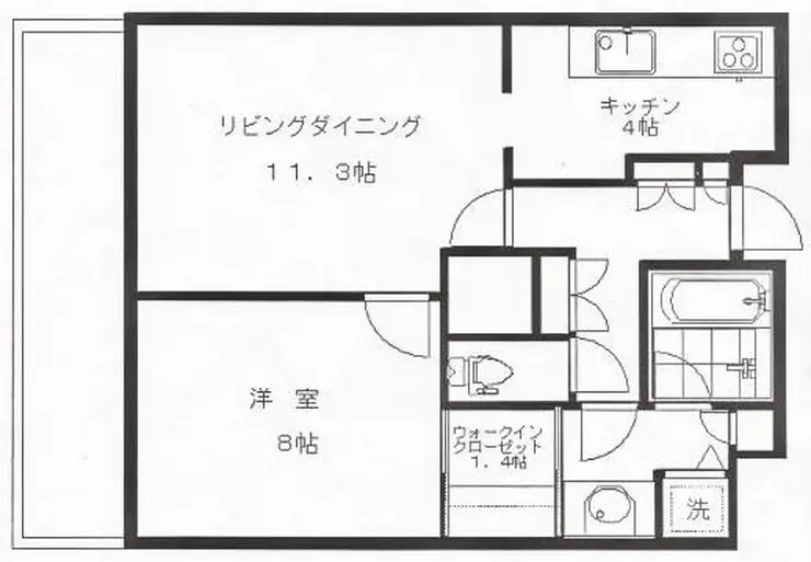 銀座タワー 4階階 間取り