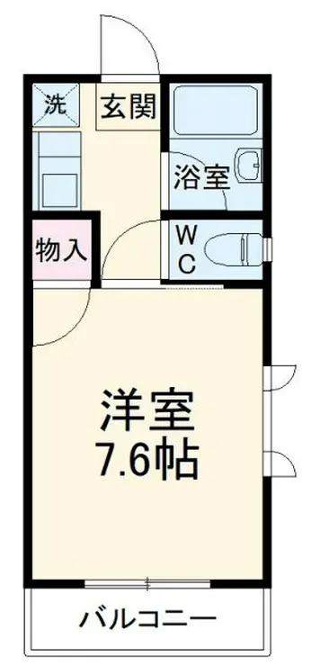 リサ陽光台 2階階 間取り