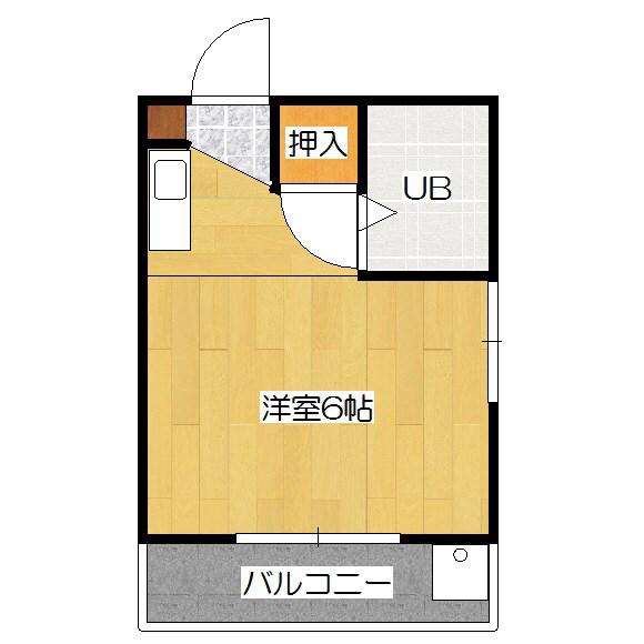 CASA22(ワンルーム/4階)の間取り写真