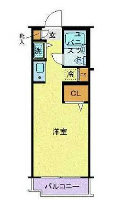 ジョイフル祐天寺 3階階 間取り