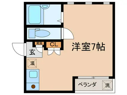 BE HOUSE(ワンルーム/2階)の間取り写真