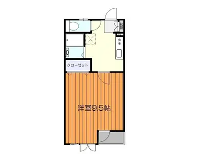 GREATTENMEMORIES(1K/1階)の間取り写真