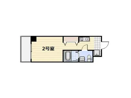 FORREALIZEBLDG(1K/4階)の間取り写真