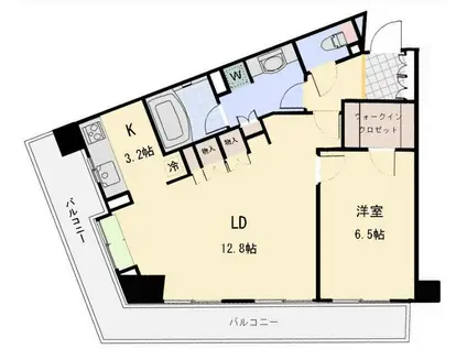 ジョイスコート(1LDK/10階)の間取り写真