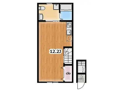 ベラ ビスタ町田(ワンルーム/2階)の間取り写真