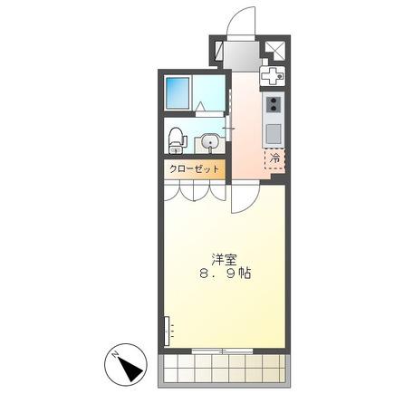 Y.CAMPHRIER(1K/3階)の間取り写真
