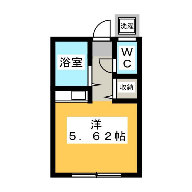 サンヴィレッジNK(ワンルーム/1階)の間取り写真