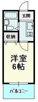 アーバンシェトワ(1K/1階)の間取り写真