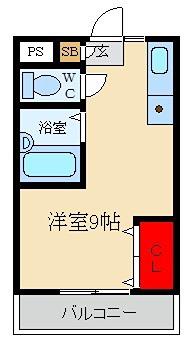 新和光マンション(ワンルーム/3階)の間取り写真