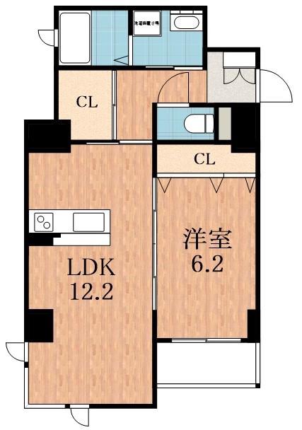 アークアベニューアベノ(1LDK/6階)の間取り写真