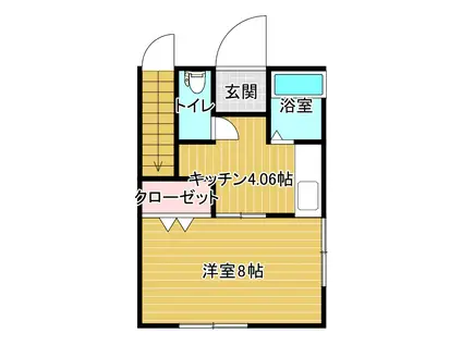 セントラル・ワン(ワンルーム/1階)の間取り写真