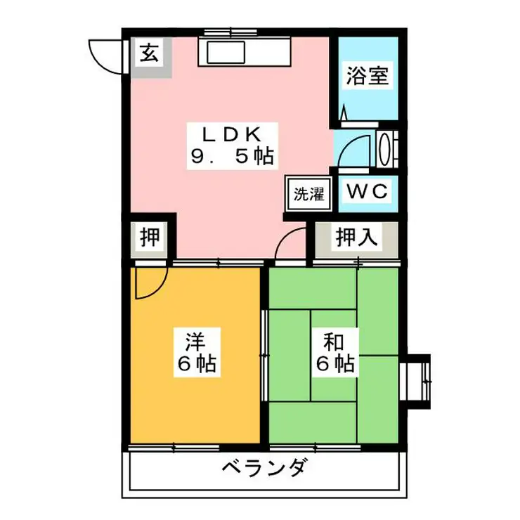 アーバンハウス 1階階 間取り