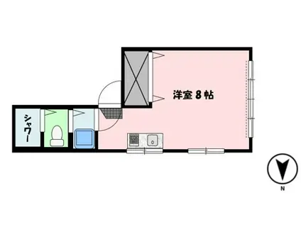 SOPHIA URAKAMI(ワンルーム/3階)の間取り写真