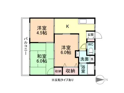 池田マンション(3DK/1階)の間取り写真