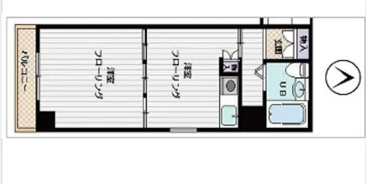 ライオンズプラザ新宿 3階階 間取り