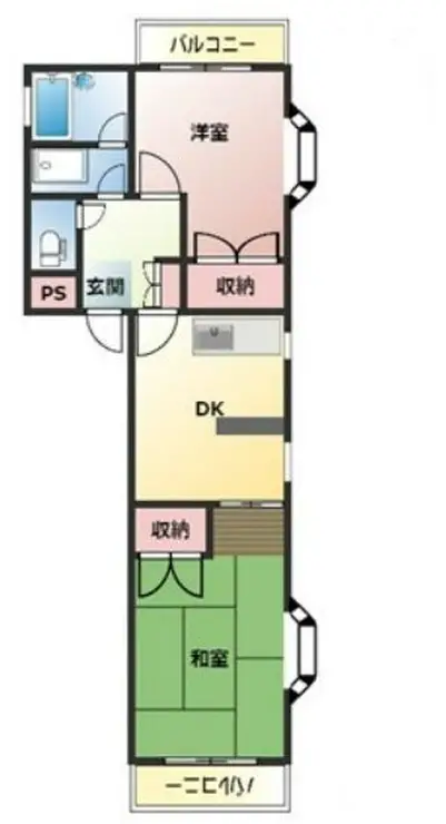 瀬沼ビル 4階階 間取り