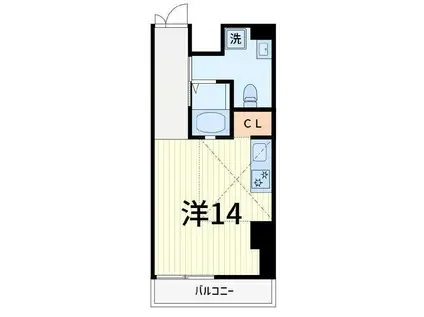 レイオーバー金町(ワンルーム/3階)の間取り写真