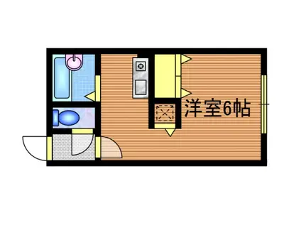 MODULOR武蔵野中町(ワンルーム/1階)の間取り写真