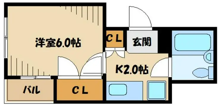 クリオ相模大野壱番館 3階階 間取り