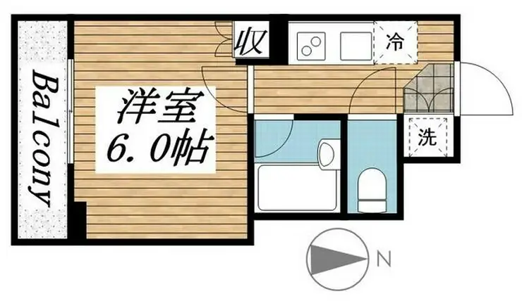 ルーブル池上六番館 4階階 間取り