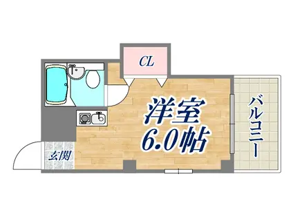 プチ・アムール(ワンルーム/4階)の間取り写真