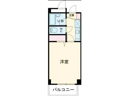 フローレス昭和町(1K/1階)の間取り写真