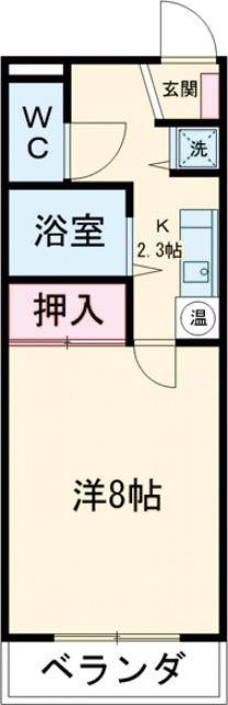 上野運送ビル(1K/3階)の間取り写真