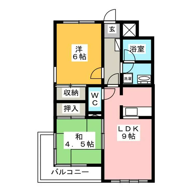 ベルエポックIII 2階階 間取り