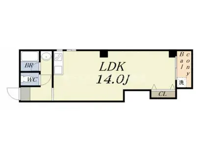 コニーハイツ(ワンルーム/3階)の間取り写真