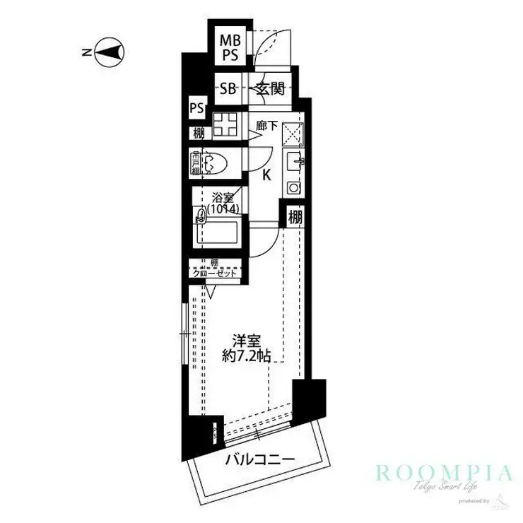 ヴェルト五反田イースト 4階階 間取り