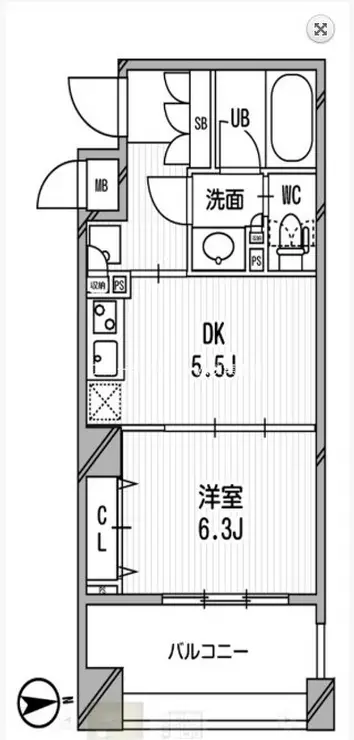 アーデン神保町 8階階 間取り