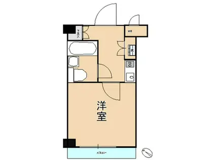 アーバンヒルズ西日暮里(1K/2階)の間取り写真