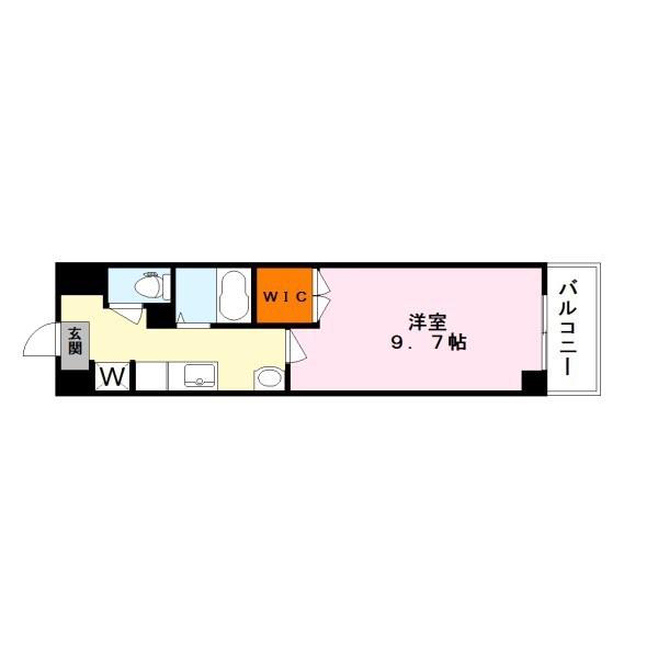 アートプラザ124(1K/4階)の間取り写真