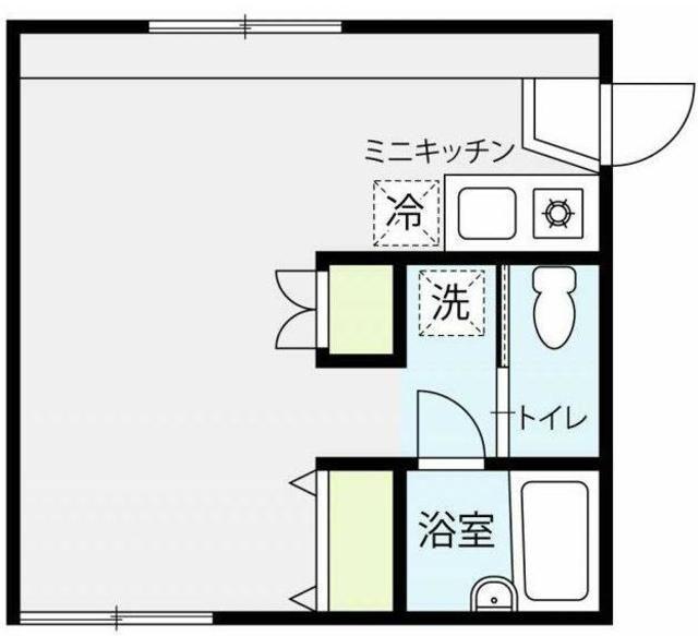 カーサ千歳船橋(ワンルーム/2階)の間取り写真