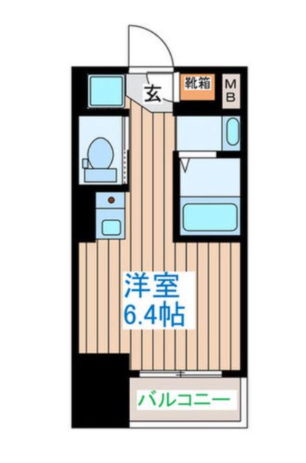 令和ライフ北目町(ワンルーム/11階)の間取り写真