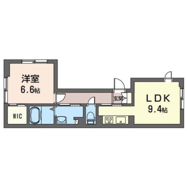 シャーメゾン桜木町(1LDK/2階)の間取り写真
